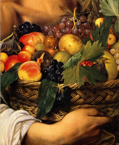 Boy with a Basket of Fruit by Michelangelo Merisi Caravaggio